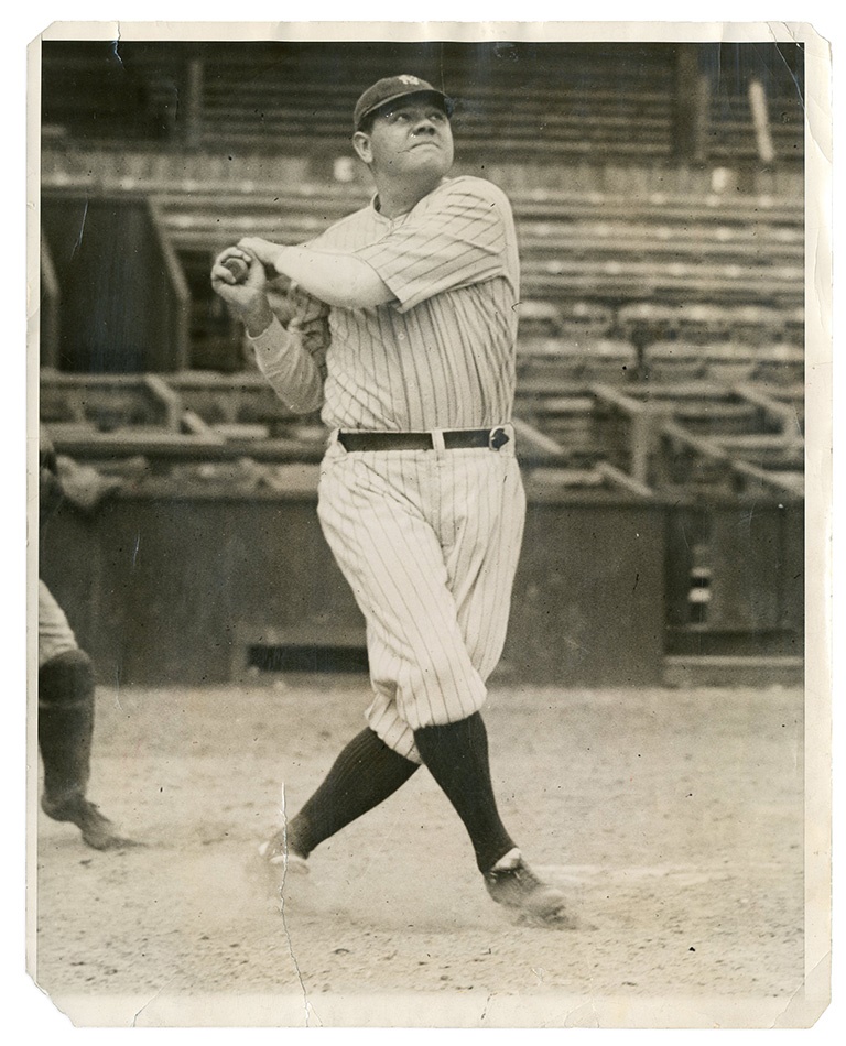 - Classic Babe Ruth Photograph