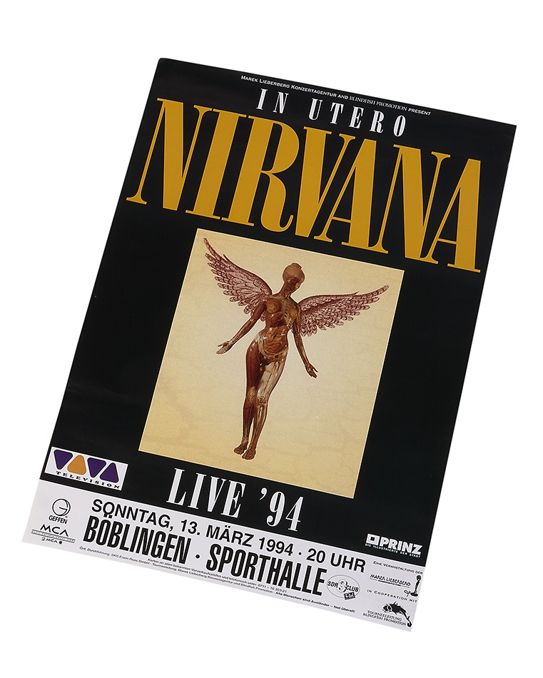 Rock 'N' Roll - 1994 Nirvana Tour Poster
