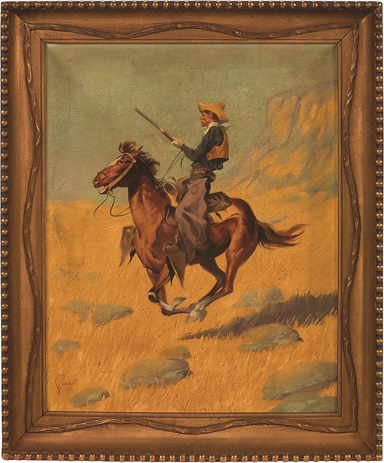 - 1930s Illustration Art in the Style of Frederic Remington