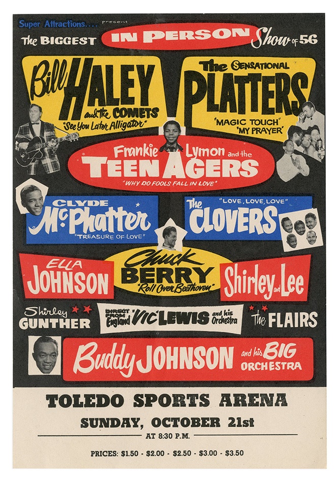 Rock 'N' Roll - High Grade Biggest Show of '56 Handbill