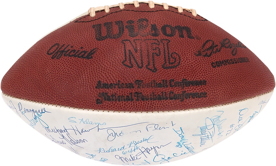 - 1979 New England Patriots Signed Football