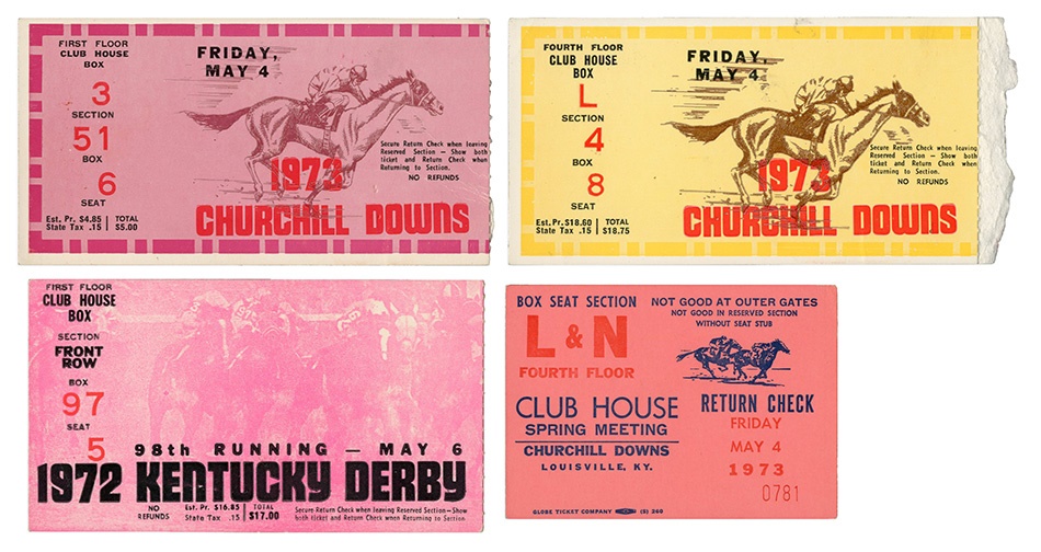 - Secretariat Kentucky Derby Tickets