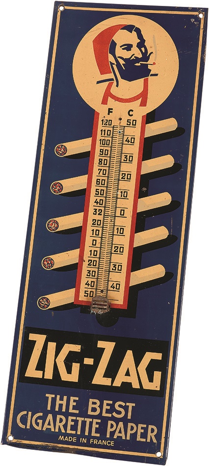 - 1940s Zig Zag Thermometer