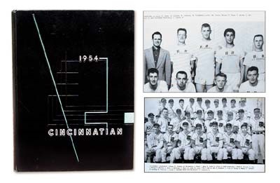 Dodgers - 1954 Sandy Koufax University of Cincinnati Yearbook