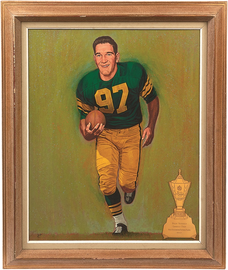 - First Ever Canadian Most Valuable Player Award Won By Heisman Trophy Winner Billy Vessels