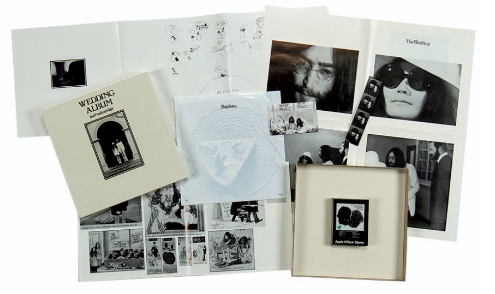 Rock 'N' Roll - John Lennon & Yoko Ono Sealed "Wedding Album" Complete Case Came Originally From John Lennon