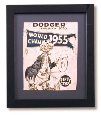 1955: The Best Brooklyn Bums (Dodgers) Team Memorabilia