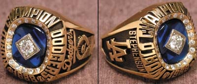 Dodgers - 1988 Los Angeles Dodgers Championship Ring