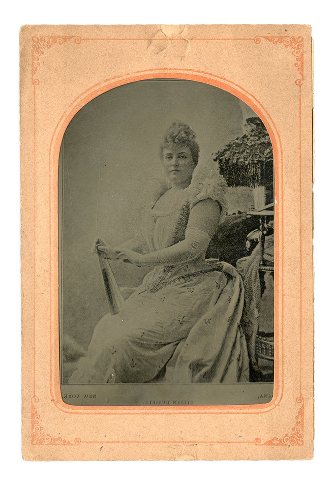 - 19th Century Russell Cabinet Card Tintype