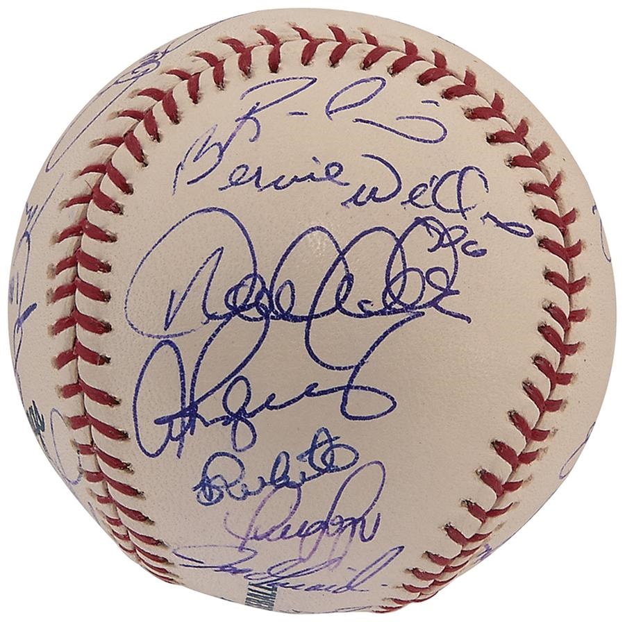 - 2005 New York Yankees Team Signed Baseball
