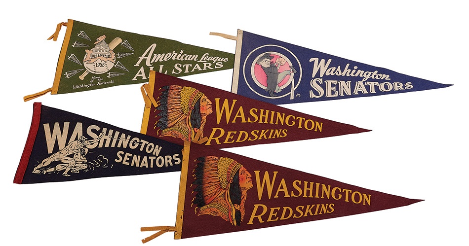 The Washington Redskins Collection - Washington Redskins & Senators Pennants (5)