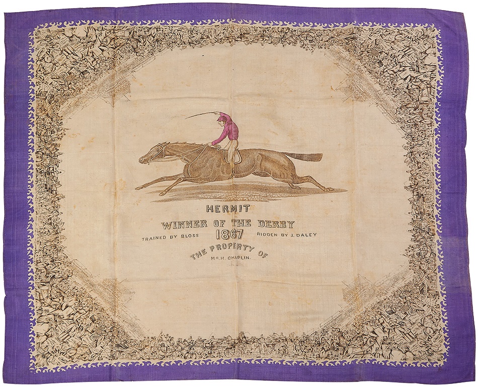 Horse Racing - 1867 Hermit-Winner of the Derby Silk