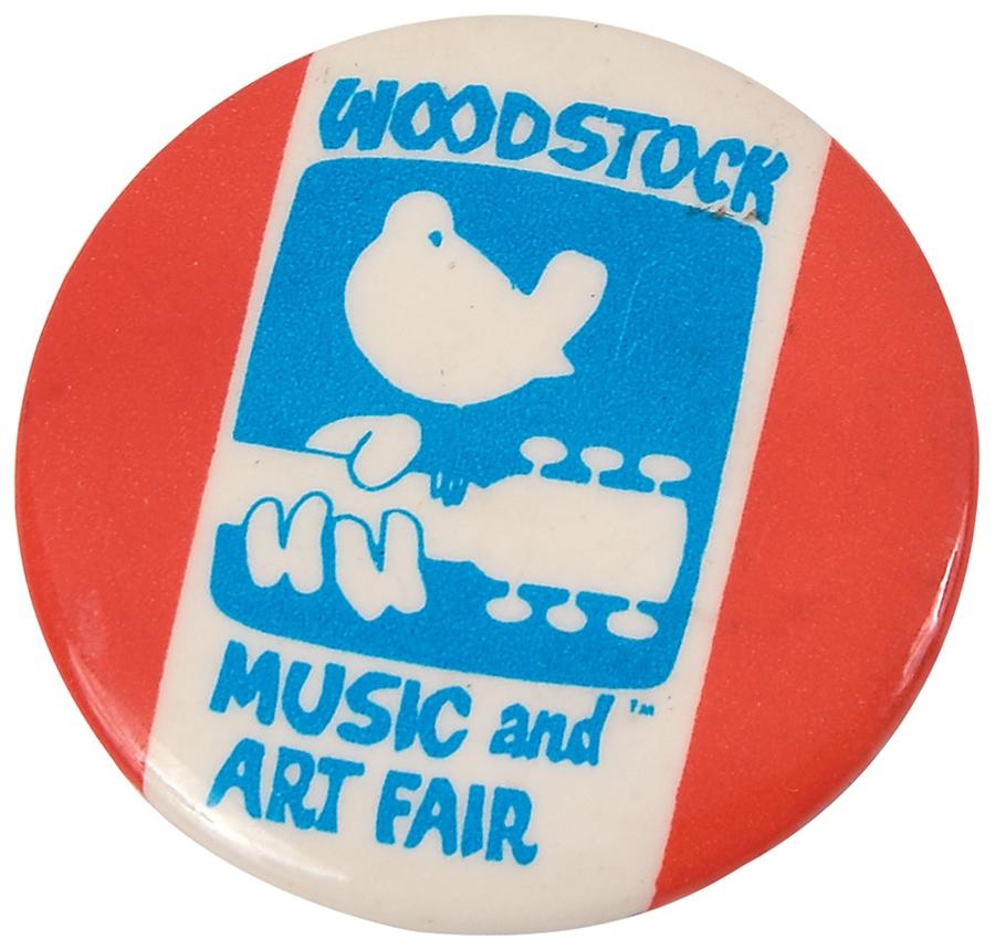 Rock 'N' Roll - Original Woodstock Pin