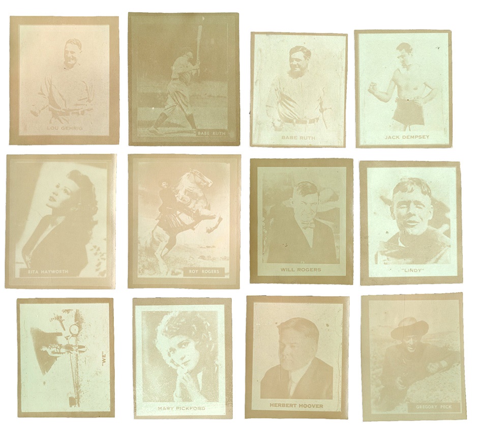 - 1930s Ray-O-Prints with Babe Ruth and Lou Gehrig (12)