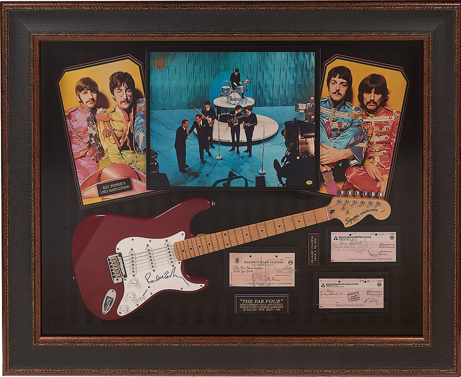 - Beatles Signed Check Collection Including John Lennon (3)