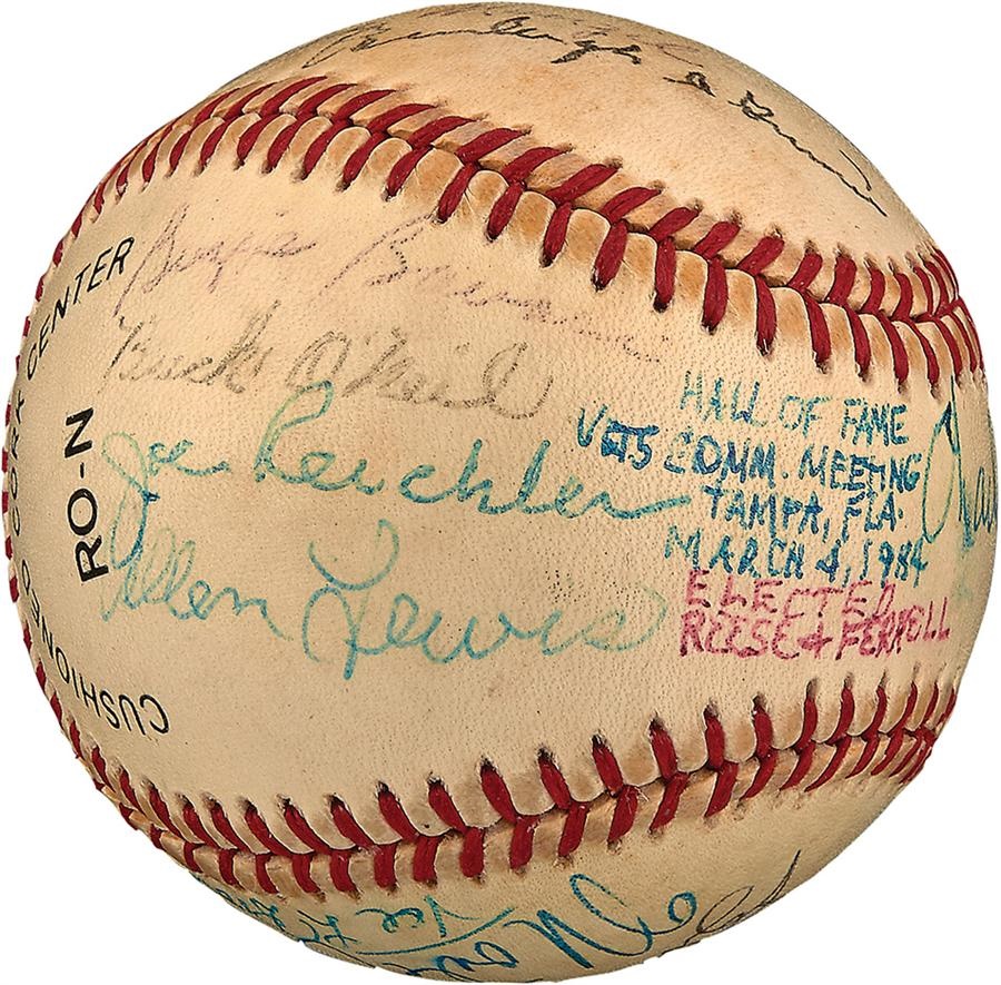 - 1984 HOF Veteran's Committee Signed Baseball