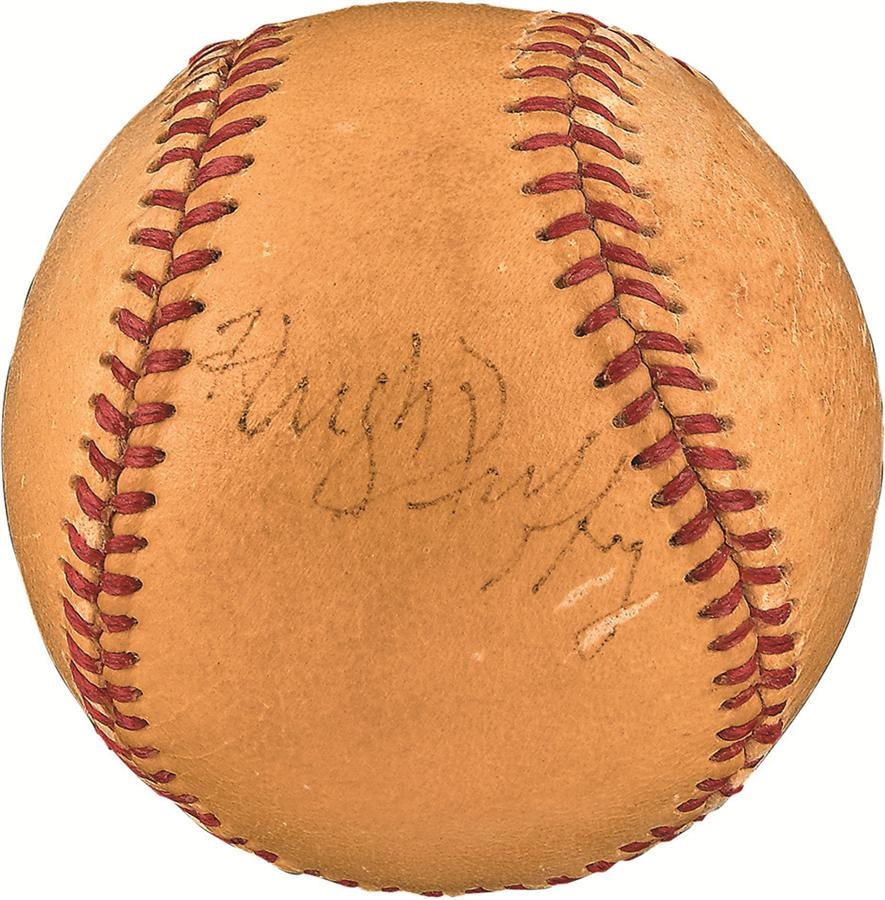 The Joe L Brown Signed Baseball Collection - Hugh Duffy Single Signed Baseball
