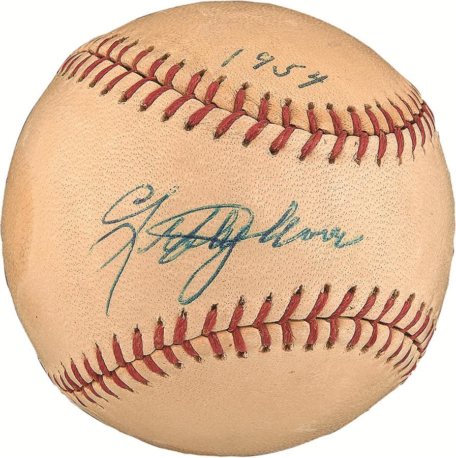 - 1954 Lefty Grove Single Signed Baseball