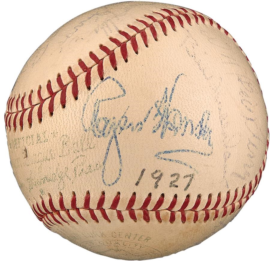 The Joe L Brown Signed Baseball Collection - Hall of Famers & All Star Signed Baseball with Rogers Hornsby