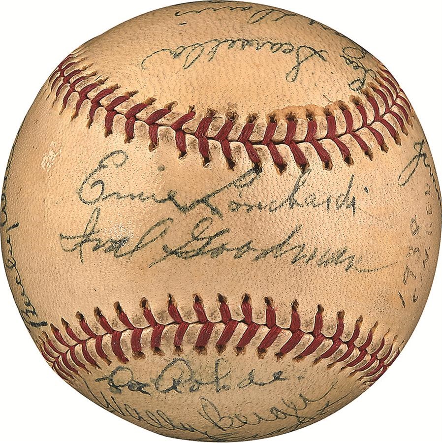 The Joe L Brown Signed Baseball Collection - 1939 Cincinnati Reds National League Champion Team Signed Baseball