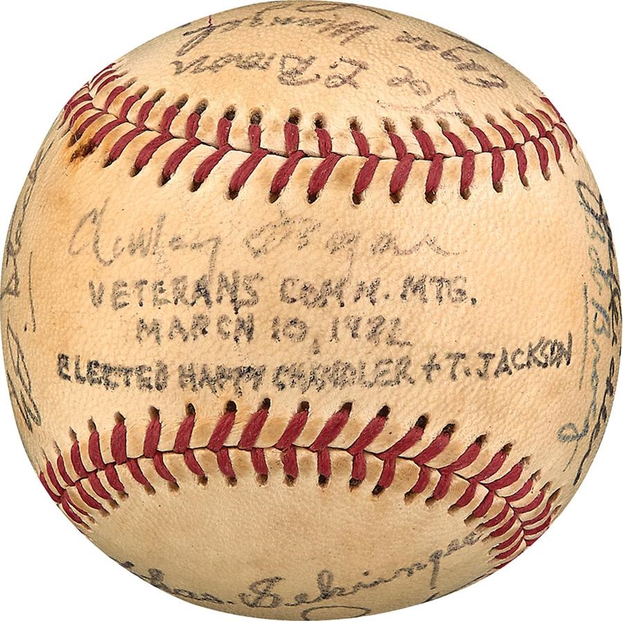 - 1982 Baseball HOF Veterans Committee Signed Baseball