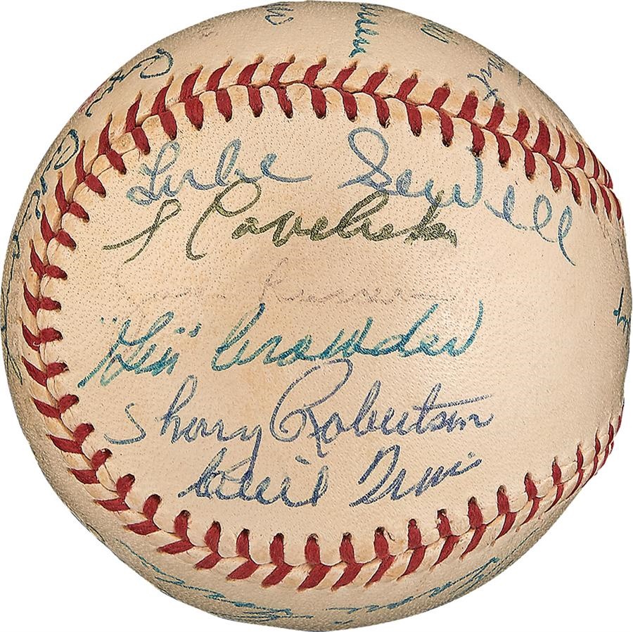 The Joe L Brown Signed Baseball Collection - Washington Senators Old Timers Signed Baseball