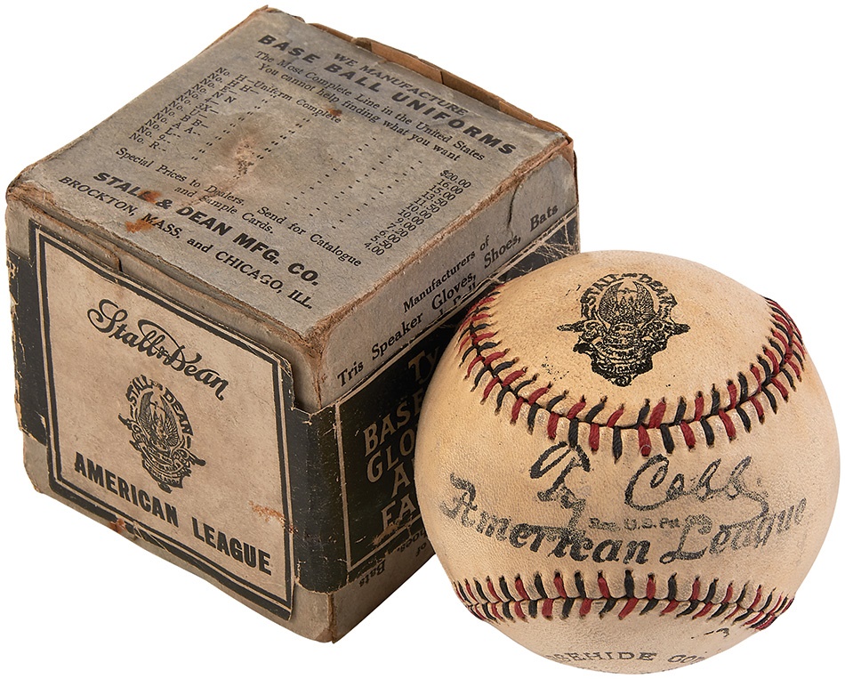 - Ty Cobb Brand Baseball in Box