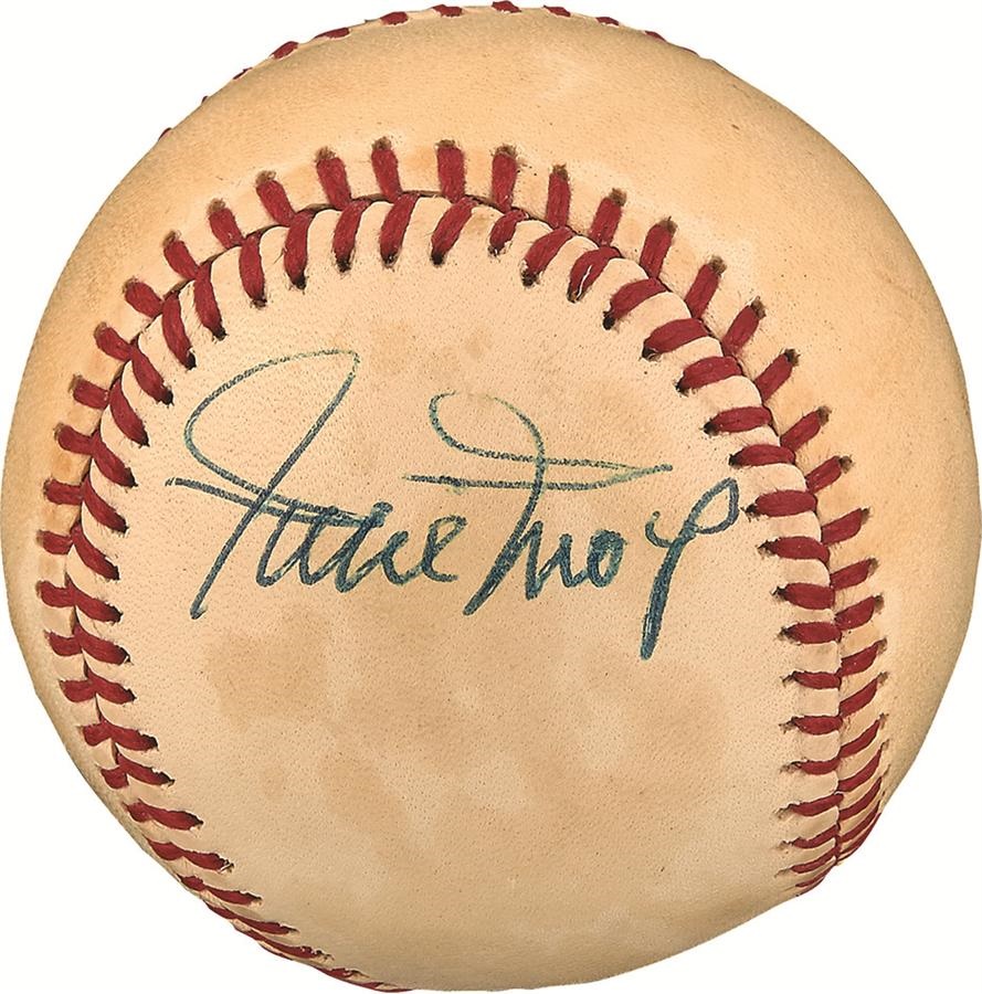 The Joe L Brown Signed Baseball Collection - Willie Mays Single Signed Baseball