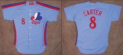 Baseball Jerseys - 1983 Gary Carter Game Worn Jersey