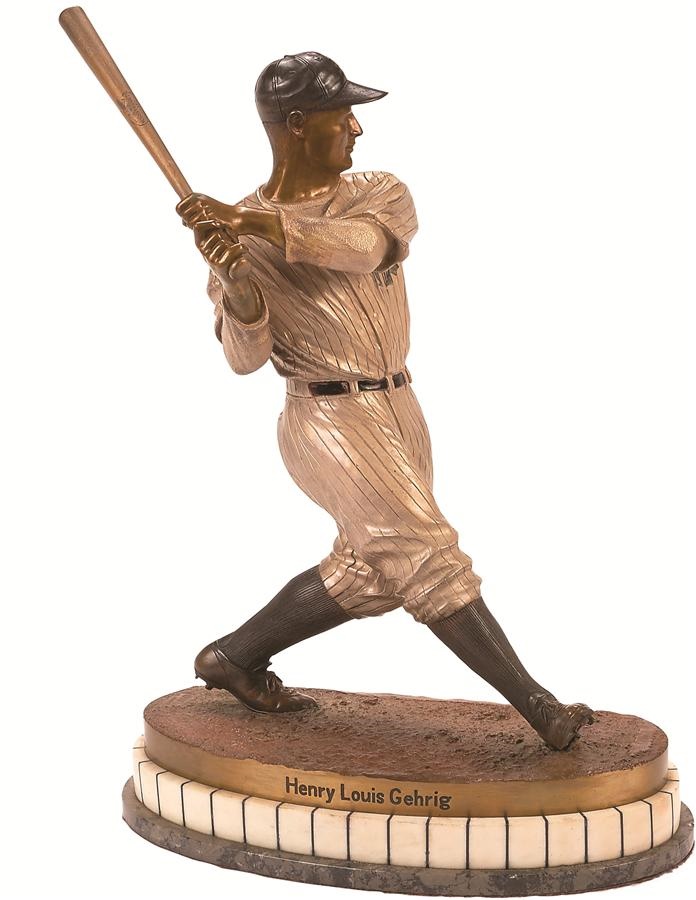 - Lou Gehrig "Pride of the Yankees" Bronze Statue