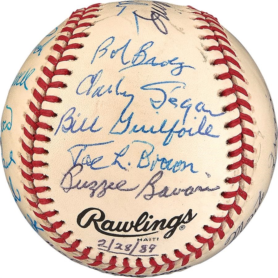 The Joe L Brown Signed Baseball Collection - 1989 HOF Veteran's Committee Signed Baseball