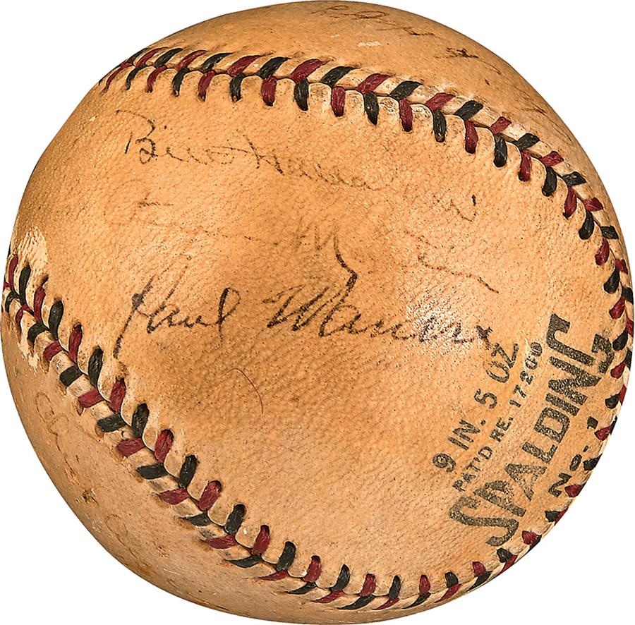 - 1933 All Star National League Game Signed Baseball- First Ever