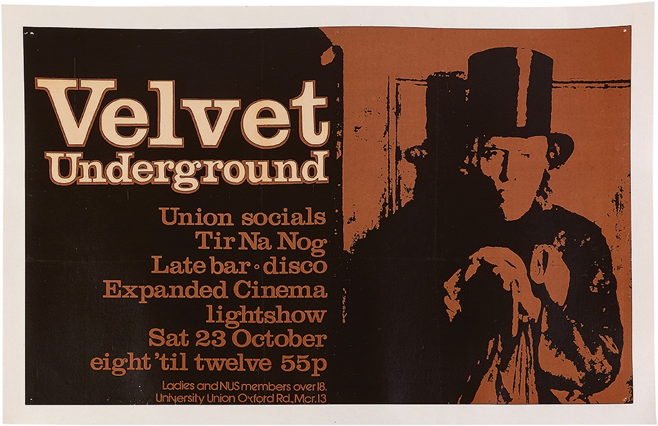 Rock 'N' Roll - Rare Velvet Underground Concert Poster