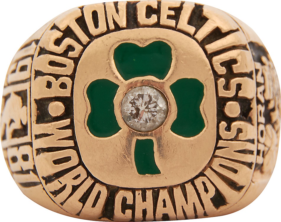 Sports Rings And Awards - 1981 Boston Celtics World Championship Ring