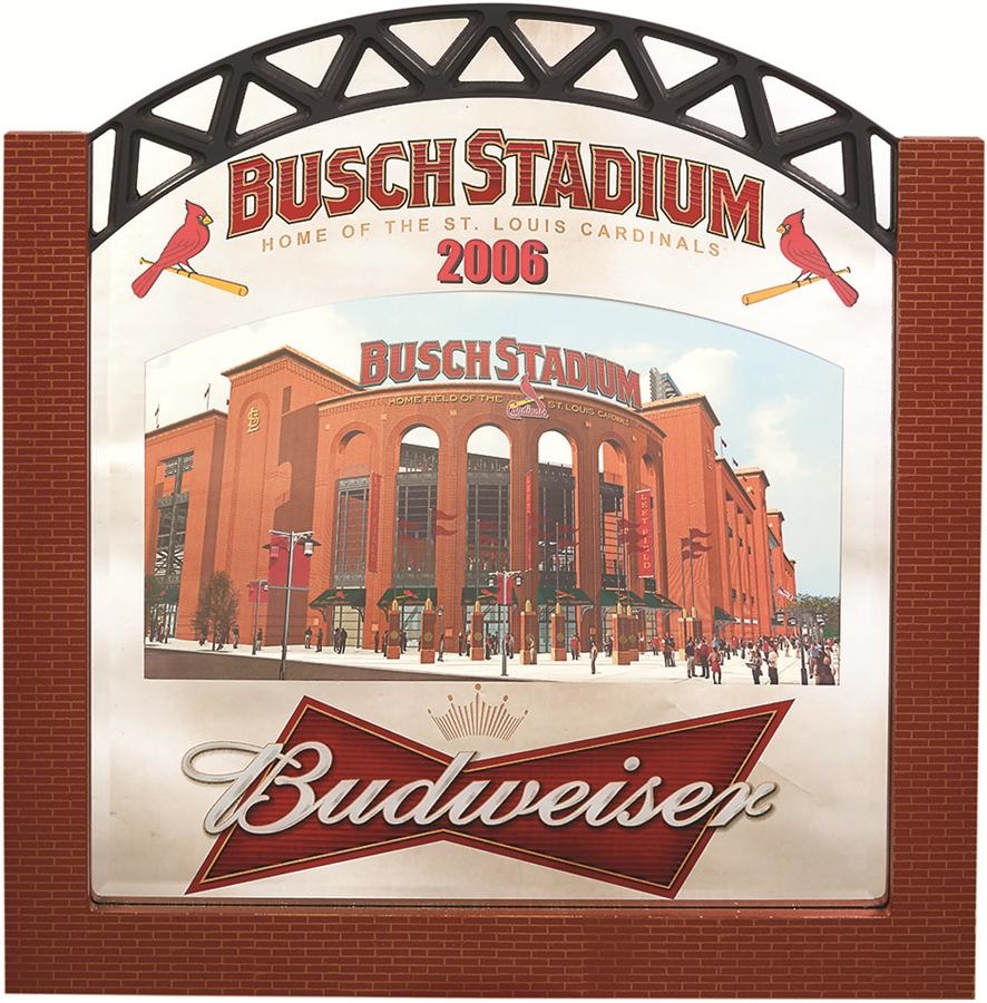 St. Louis Cardinals - 2006 Busch Stadium Budweiser Advertising Mirror
