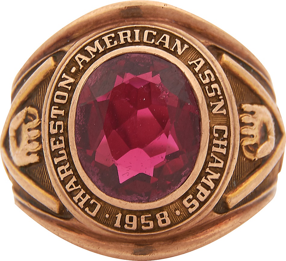 - 1958 Roy Face Charleston Senators American Association Championship Ring
