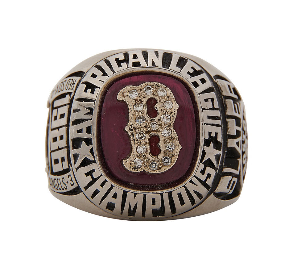 - 1986 Boston Red Sox American League Championship Ring