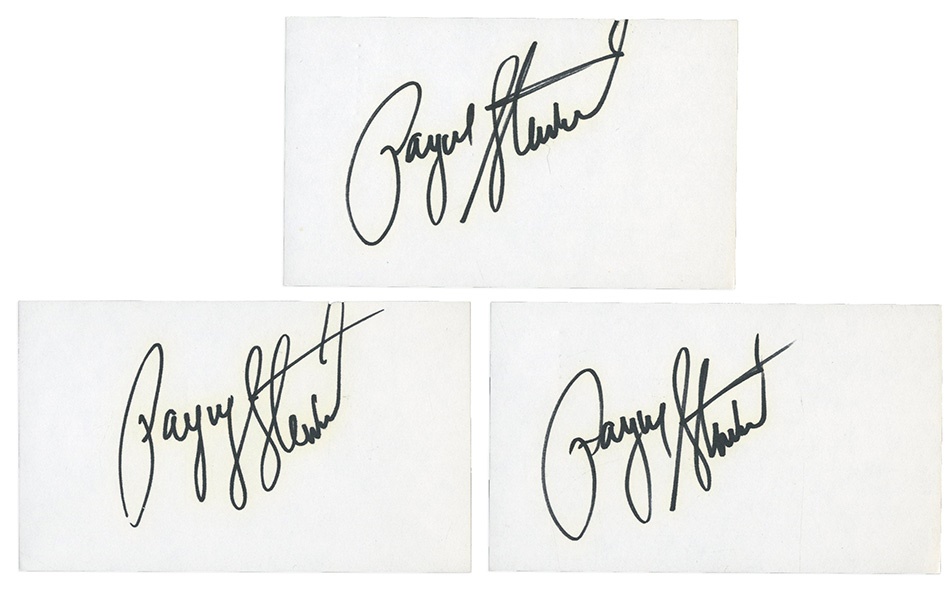 - Three Payne Stewart Signatures