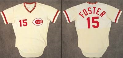 Pete Rose & Cincinnati Reds - 1979 George Foster Game Worn Jersey