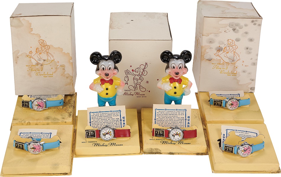 - Mickey Mouse & Alice in Wonderland Watches in Original Boxes (6)