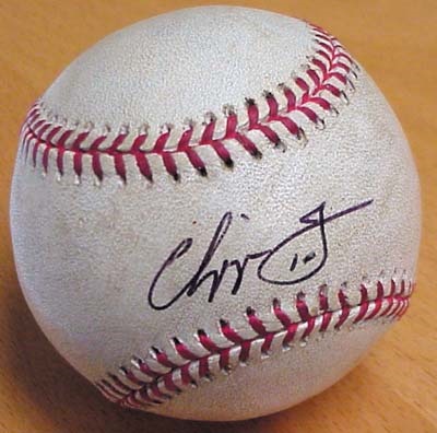 2000 Chipper Jones Home Run Baseball