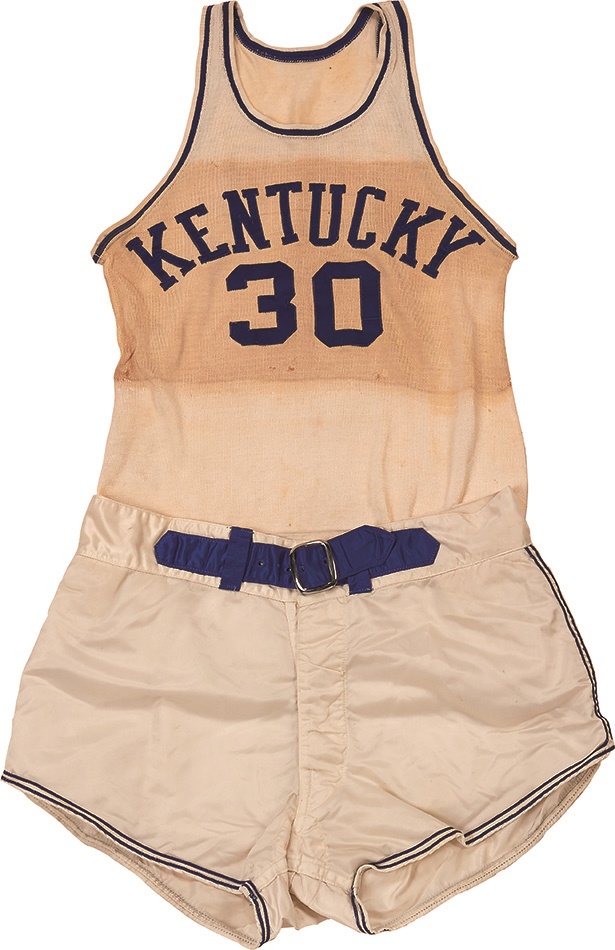 - Early 1950s Frank Ramsey University of Kentucky Game Worn Uniform