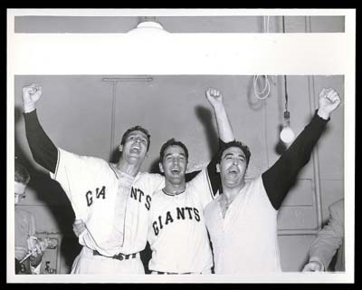 Giants - 1951 Bobby Thomson's "Shot" Wire Photographs (2)