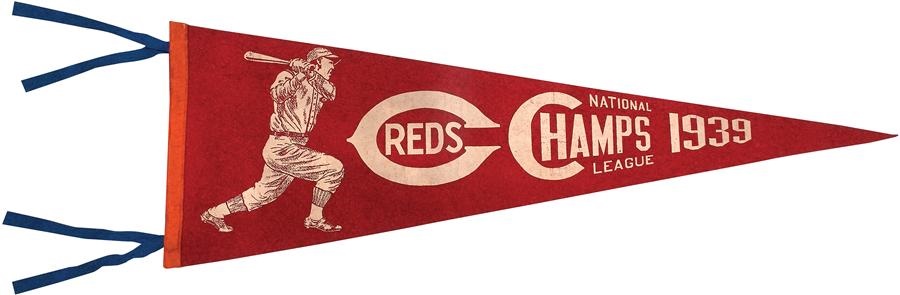 - 1939 Cincinnati Reds National League Champions Pennant