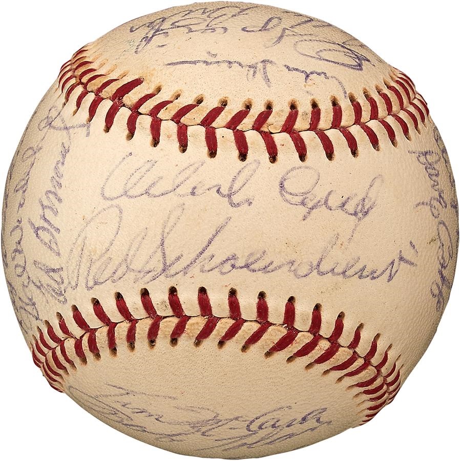 - 1967 World Champion St. Louis Cardinals Team Signed Baseball