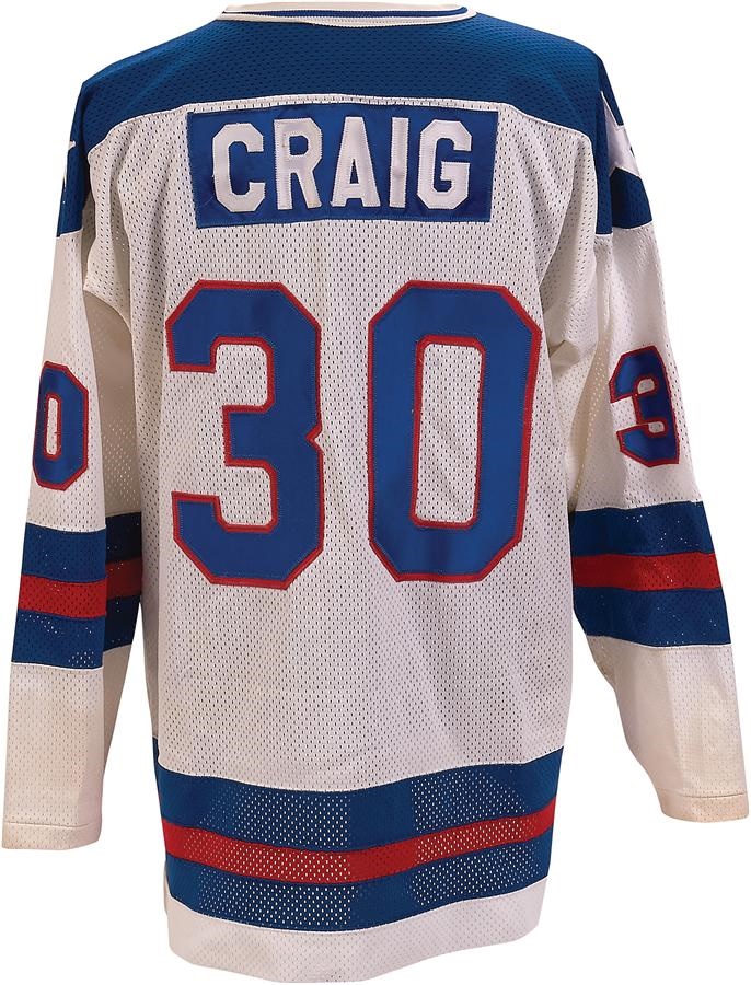 jim craig signed jersey