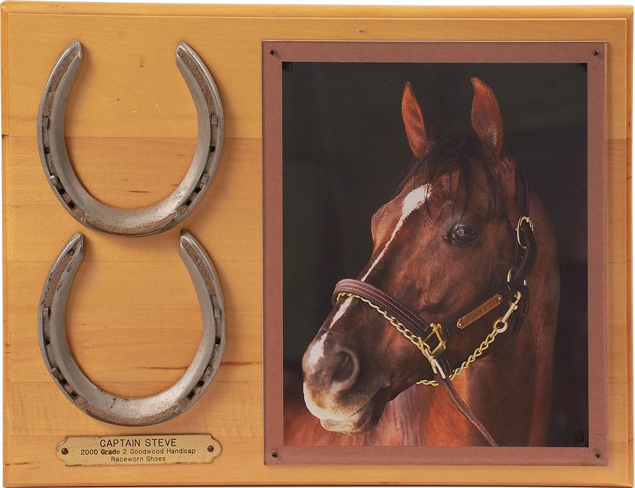 Horse Racing - Two Captain Steve Shoes From 2000 Goodwood