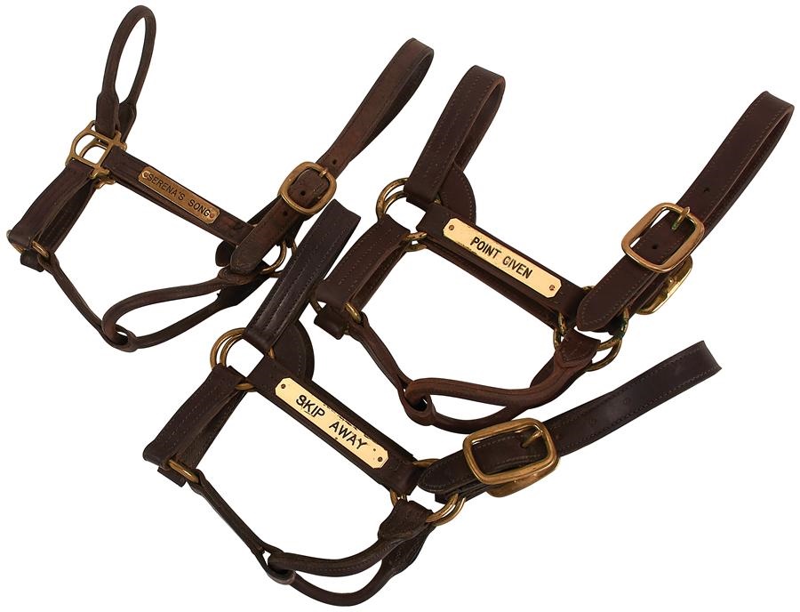 Horse Racing - Hall of Fame Halters with Serena's Song, Point Given & Skip Away