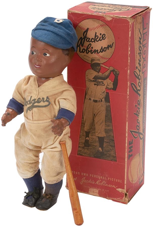 - Jackie Robinson Composition Doll in Original Box