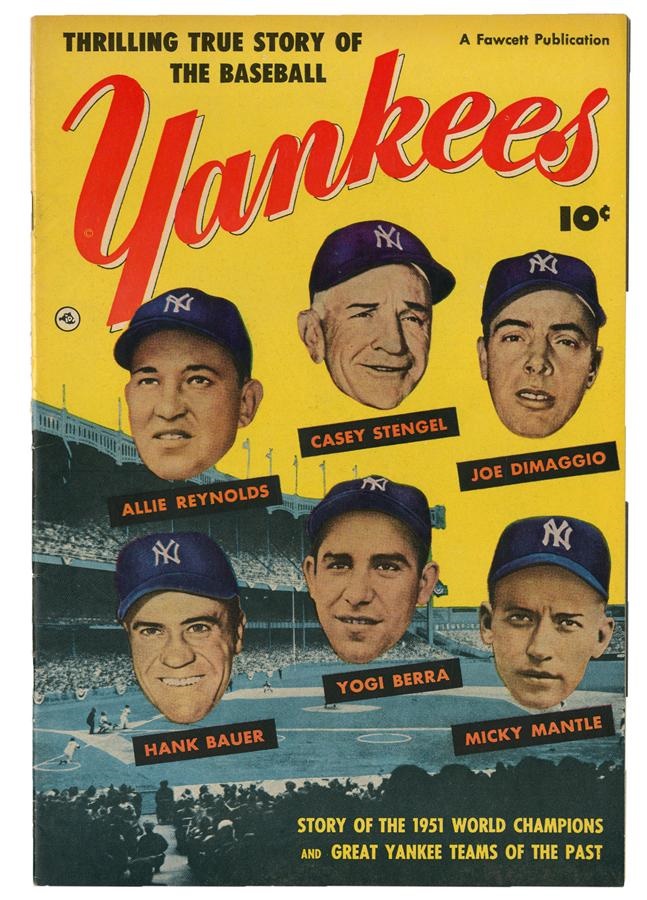 - High Grade 1952 Yankees Comic Book